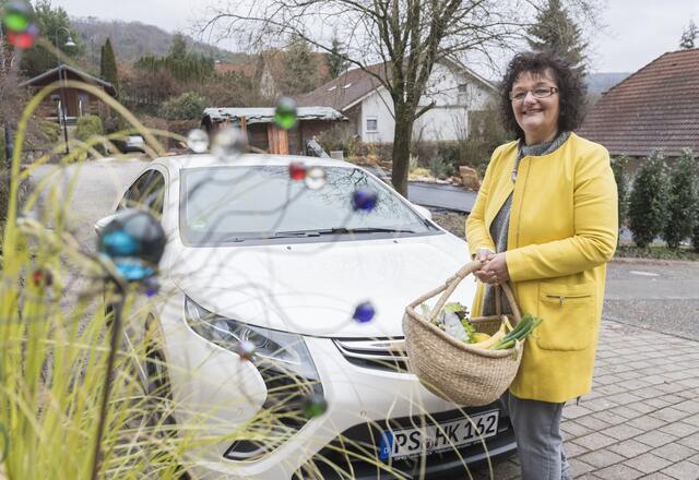 Mit Elektrofahrzeug unterwegs
