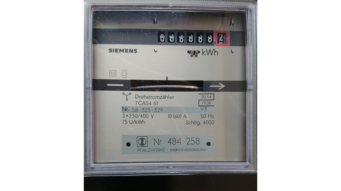 Zählerstandserfassung Stromzähler