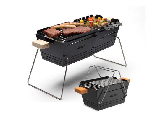 Auf dem Bild ist ein Grill zu sehen.  | © Knister